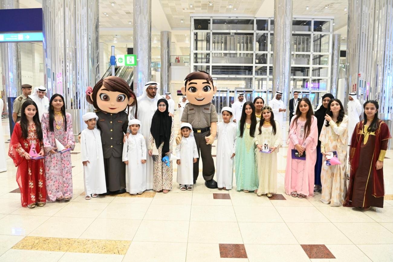 GDRFA DUBAI organizes a distinguished celebration marking one year since the launch of the children's passport stamping counter